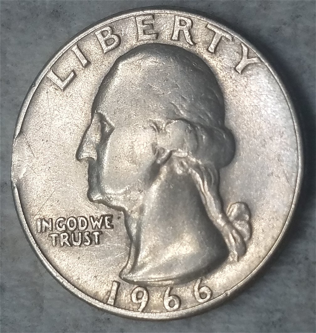 1966-Washington-Quarter-Incomplete-Planchet-On-Obverse-And-Reverse?